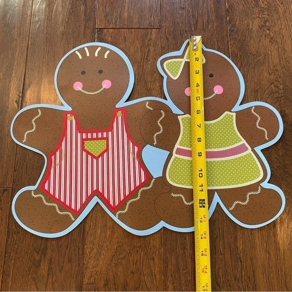 4 Gingerbread Boy and Girl Placemats - Picture 6 of 8